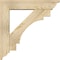 Ekena Millwork Merced Traditional Rough Sawn Bracket w/ Offset Brace, Douglas Fir, 6"W x 26"D x 26"H BKT0604X26X26MRC01RDF - alternate 4